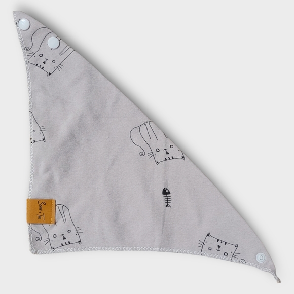 NEW Scarf+Tail Friendly-feline Dreamy Tones Scarf w/Snap Closure - Picture 3 of 6